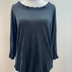 Joie Black Long Sleeve Top XS